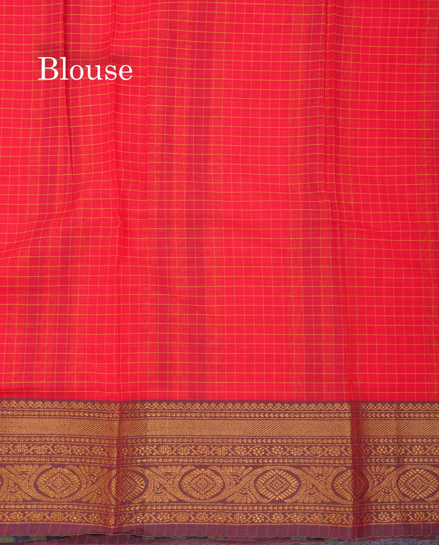 Beautiful Pista Green Small Checks Pure Cotton Saree With Traditional Evening Morning Border