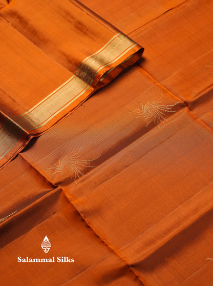 Beautiful Maroon Pure Kanjivaram Soft Silk Saree With Small Zari Border