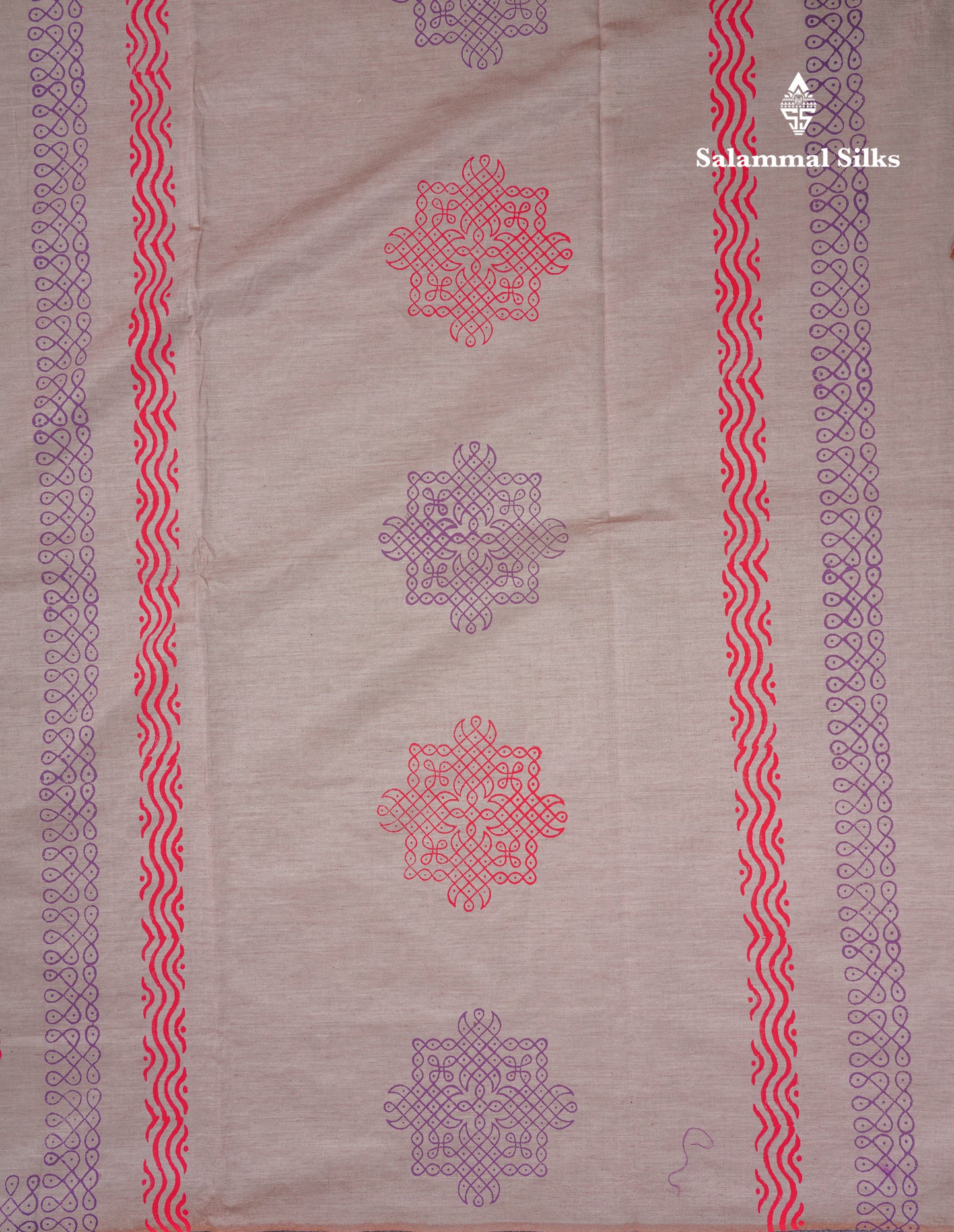 Beautiful Parrot Green South Cotton Printed Saree With Contrast Vadamalli Blouse