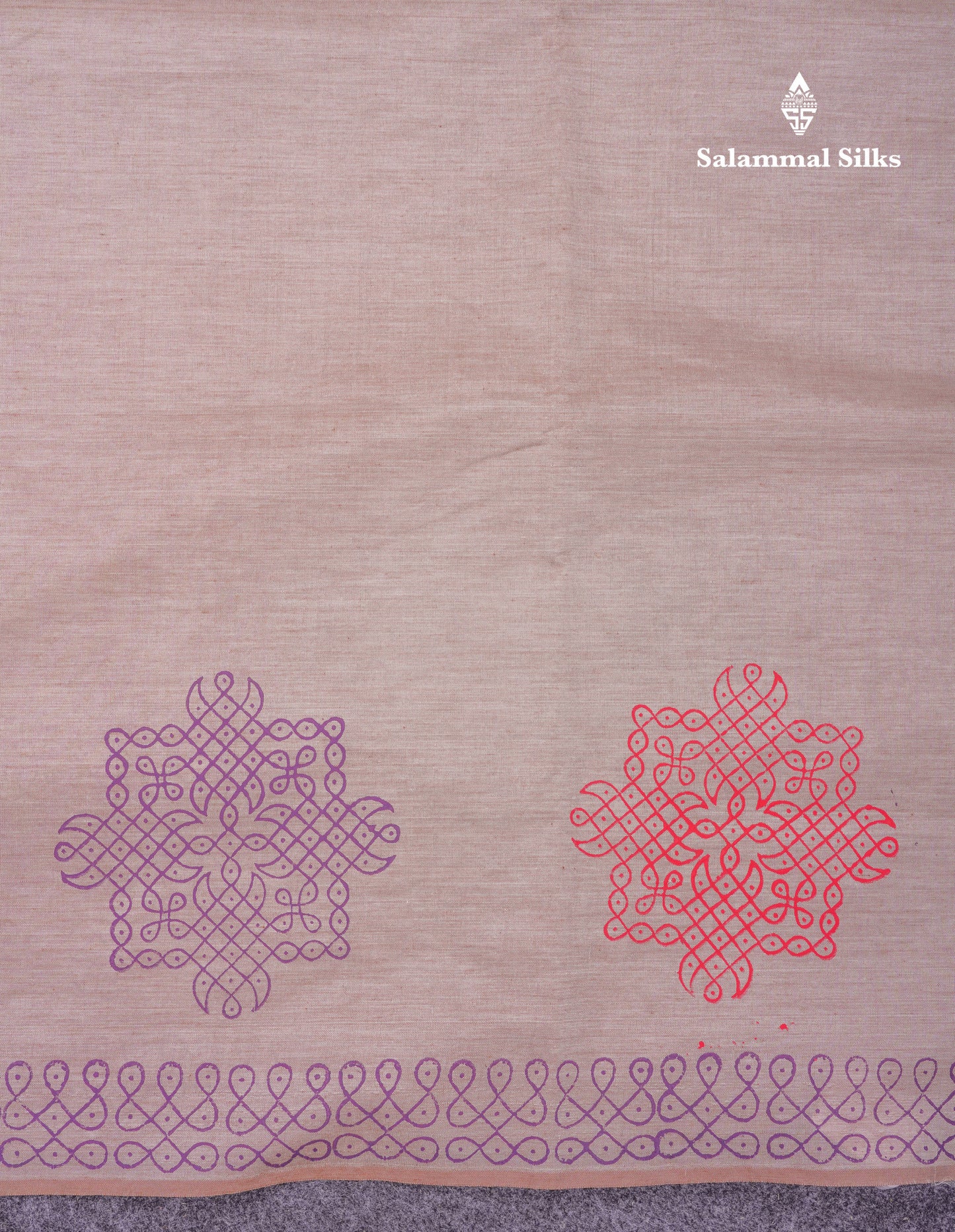Beautiful Parrot Green South Cotton Printed Saree With Contrast Vadamalli Blouse