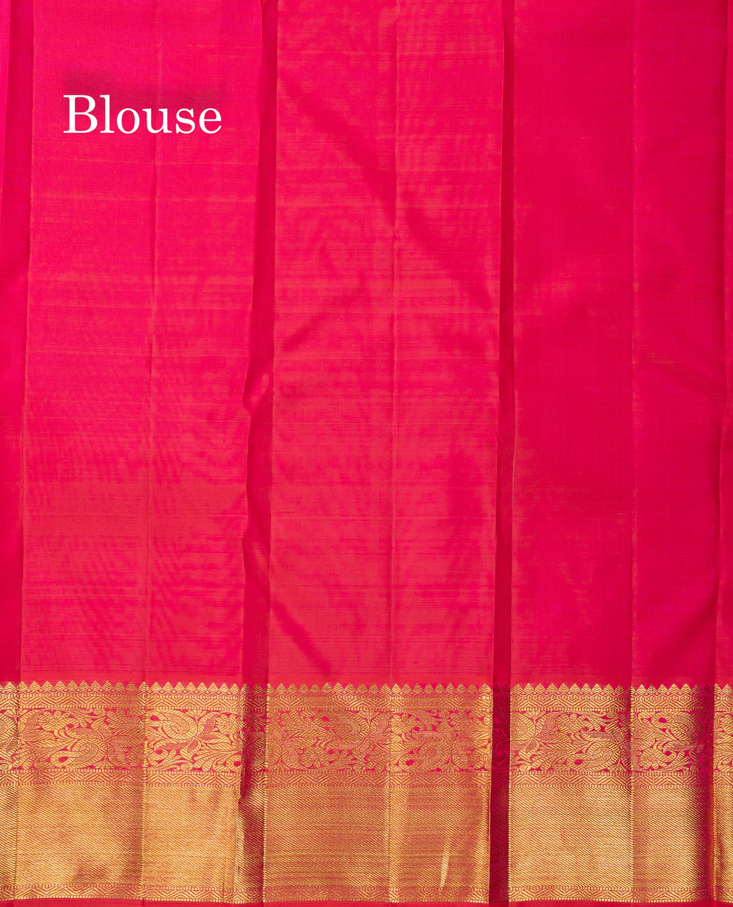 Beautiful Dual Tone Pink Menakari Work Bridal Pure Kanjivaram Silk Saree With Traditional Border