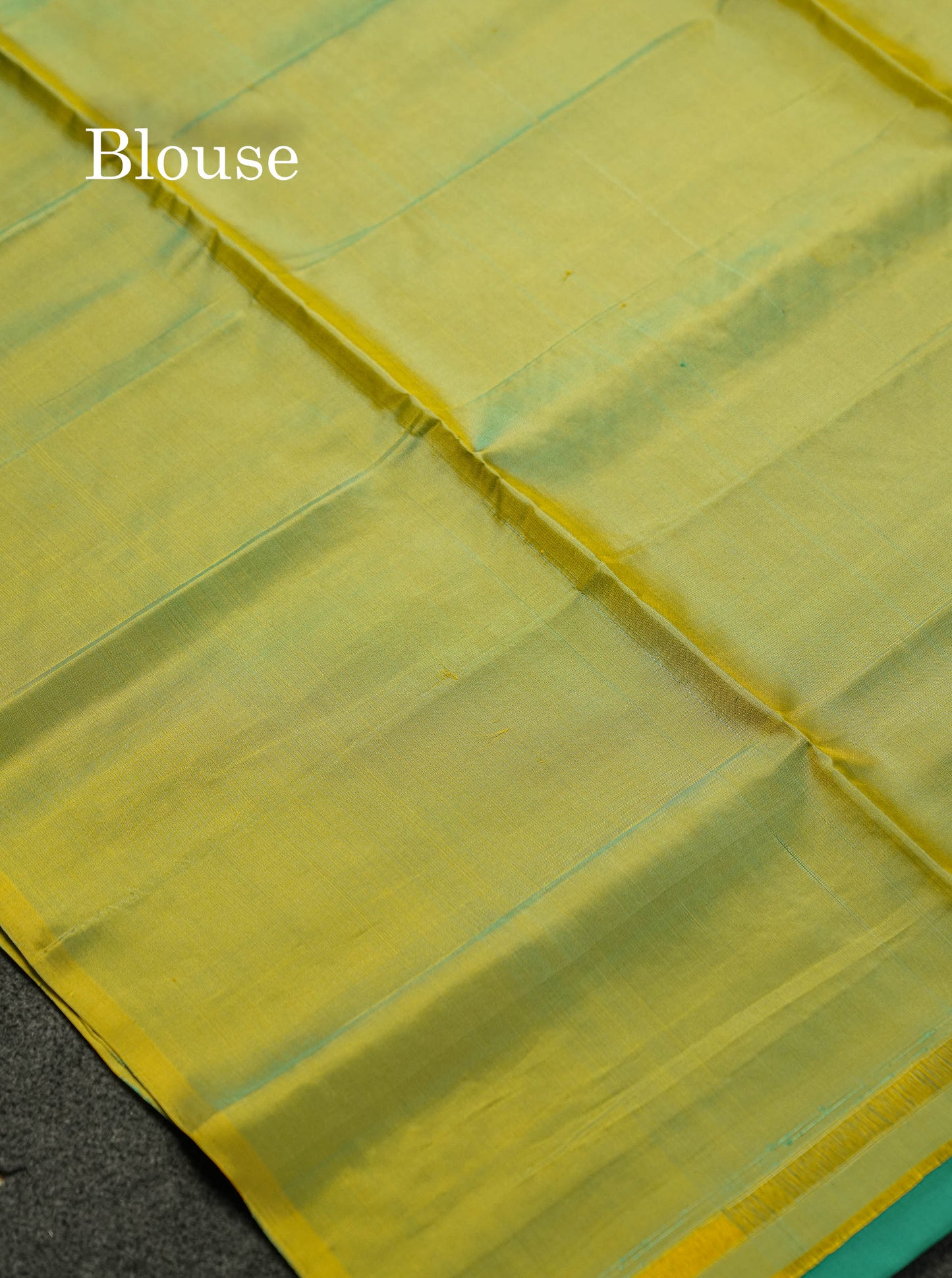 Beautiful Green Pure Mix Kanjivaram Soft Silk Saree With Contrast Grey Fancy Border