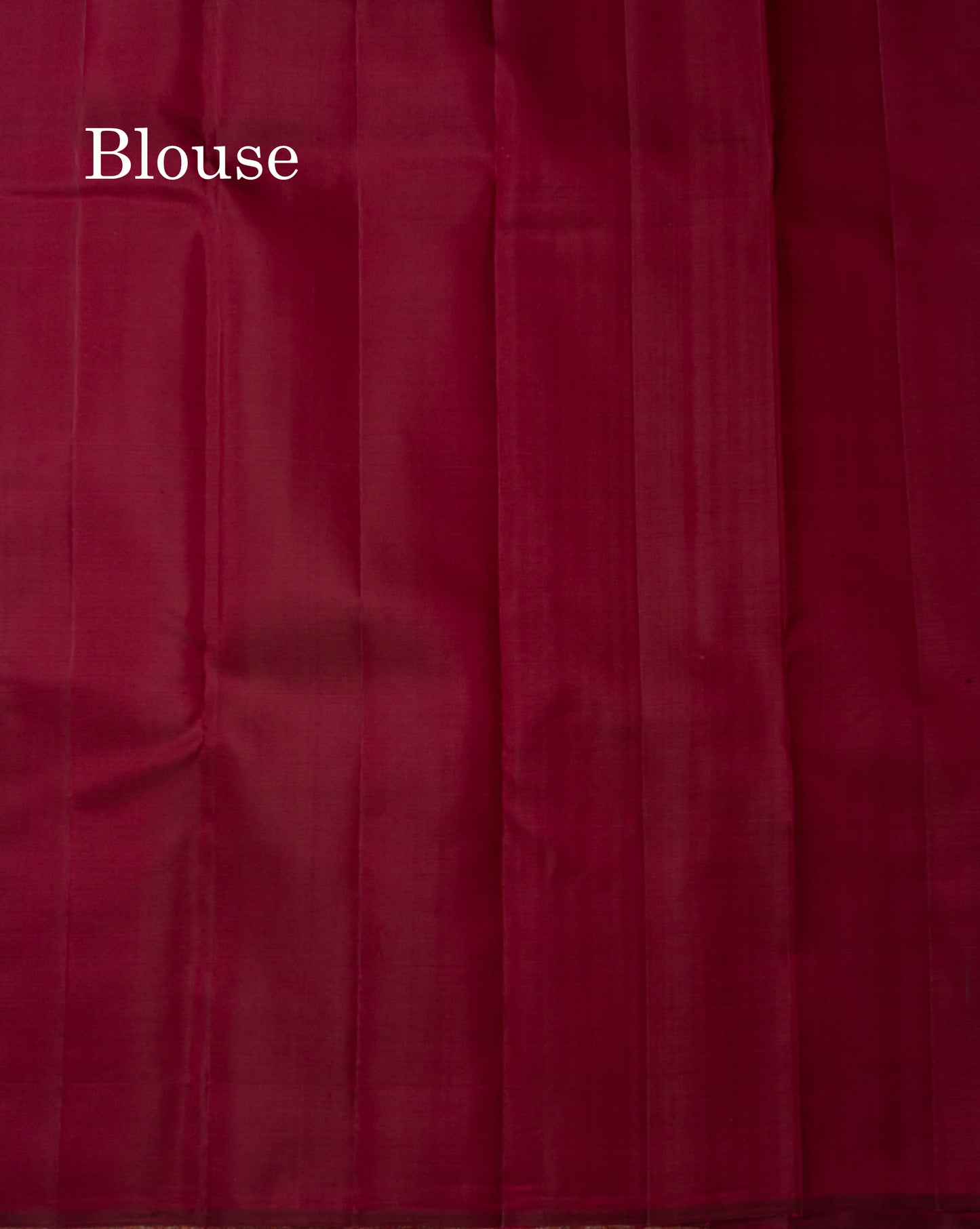 Beautiful Dark Maroon Plain Pure Kanjivaram Silk Saree With Traditional Temple Border