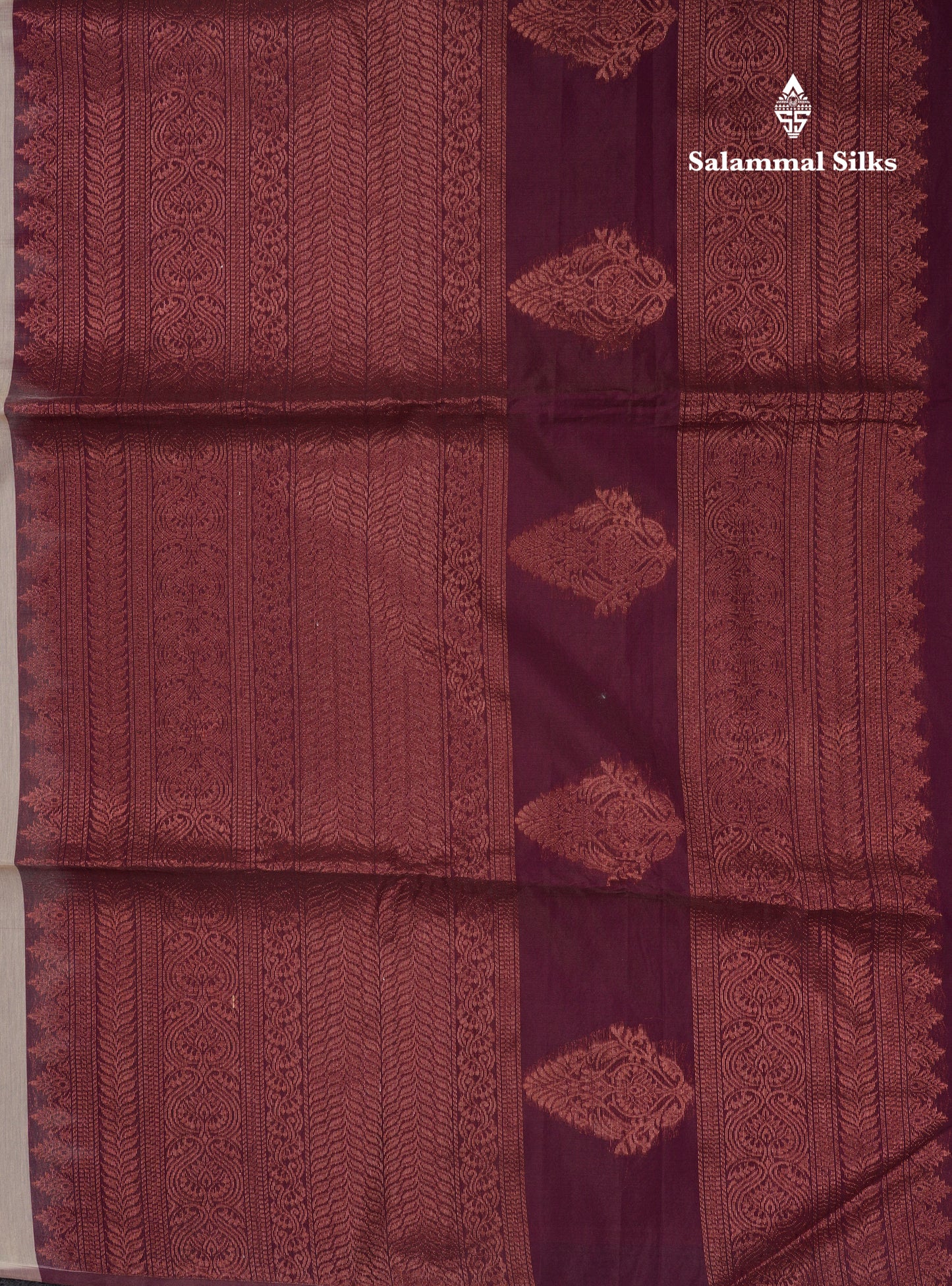Beautiful Half White SICO Cotton Saree With Contrast Magenta Blouse