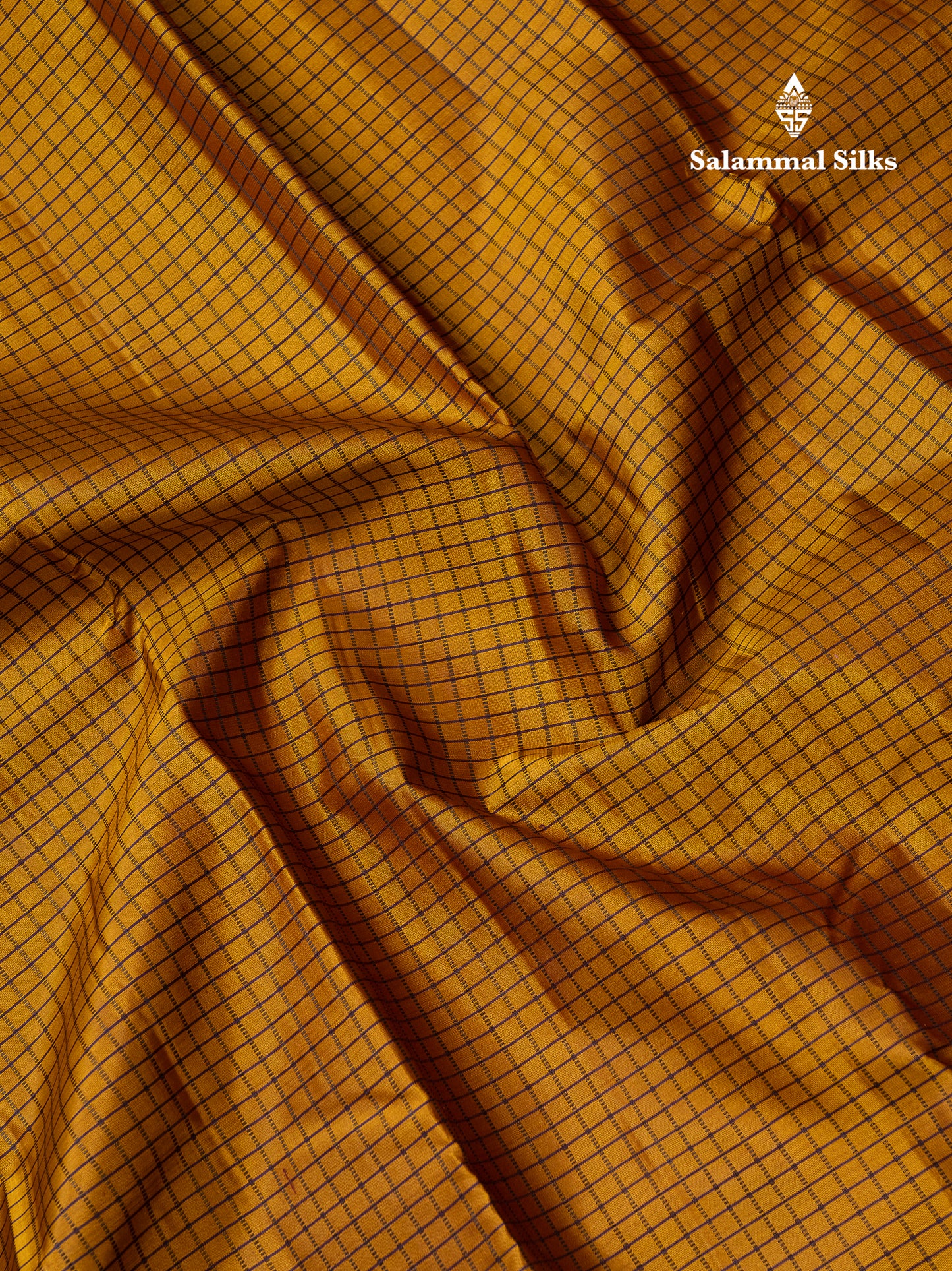 Beautiful Olive Mustard Yellow Pure Kanjivaram Silk Saree With Contrast Dark Violet Traditional Gap Border