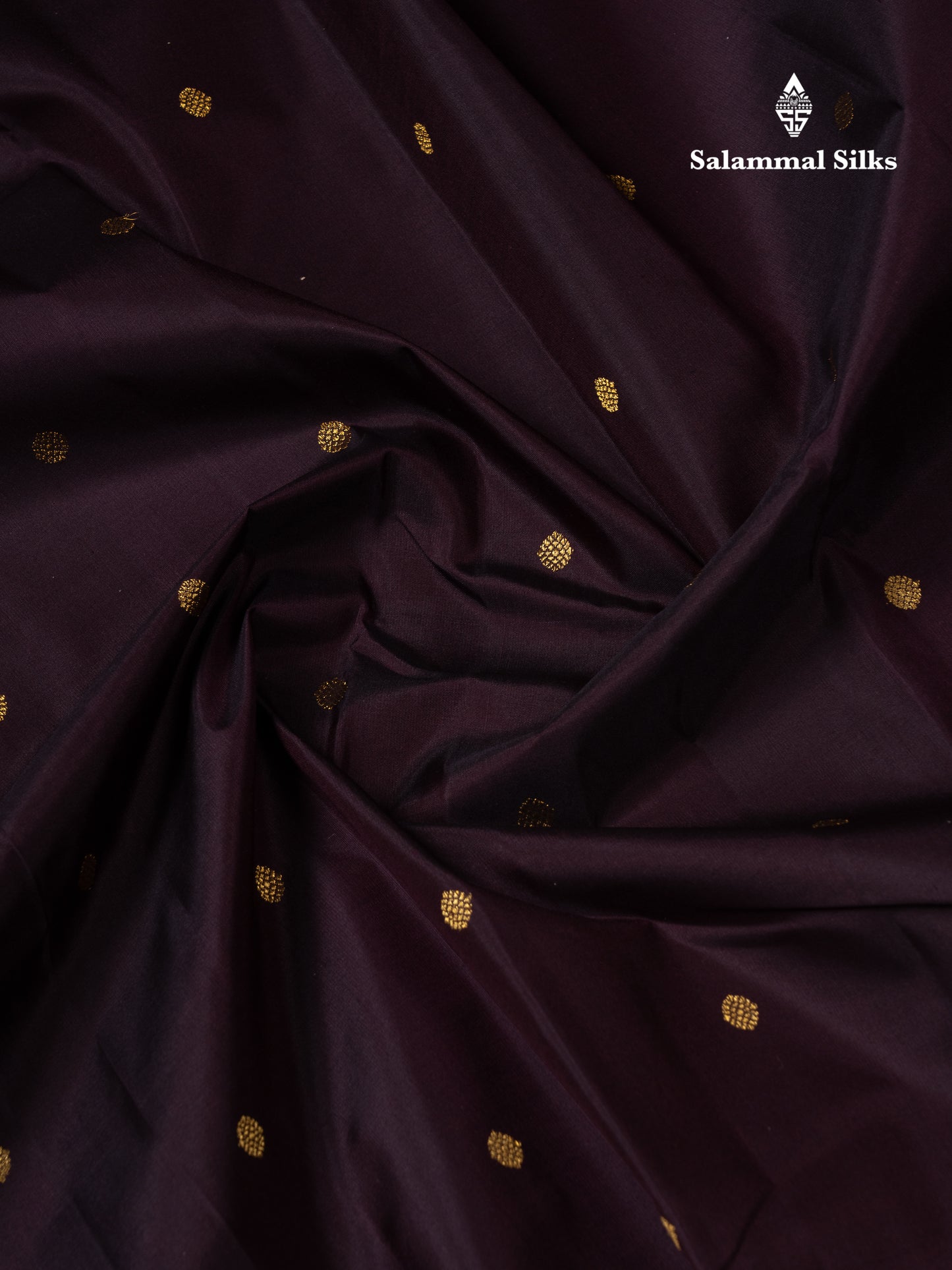 Beautiful Dark Magenta Pure Kanjivaram Silk Saree With Traditional Evening Morning Turning Border