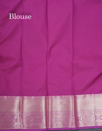 Red Bridal Semi Silk Saree With Contrast Bottle Green Border