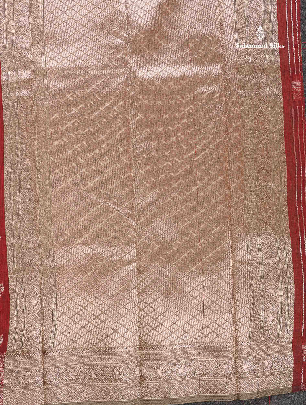 Cotton Mix Saree - Light Pink Colour Body Thread Butta With Fancy Border