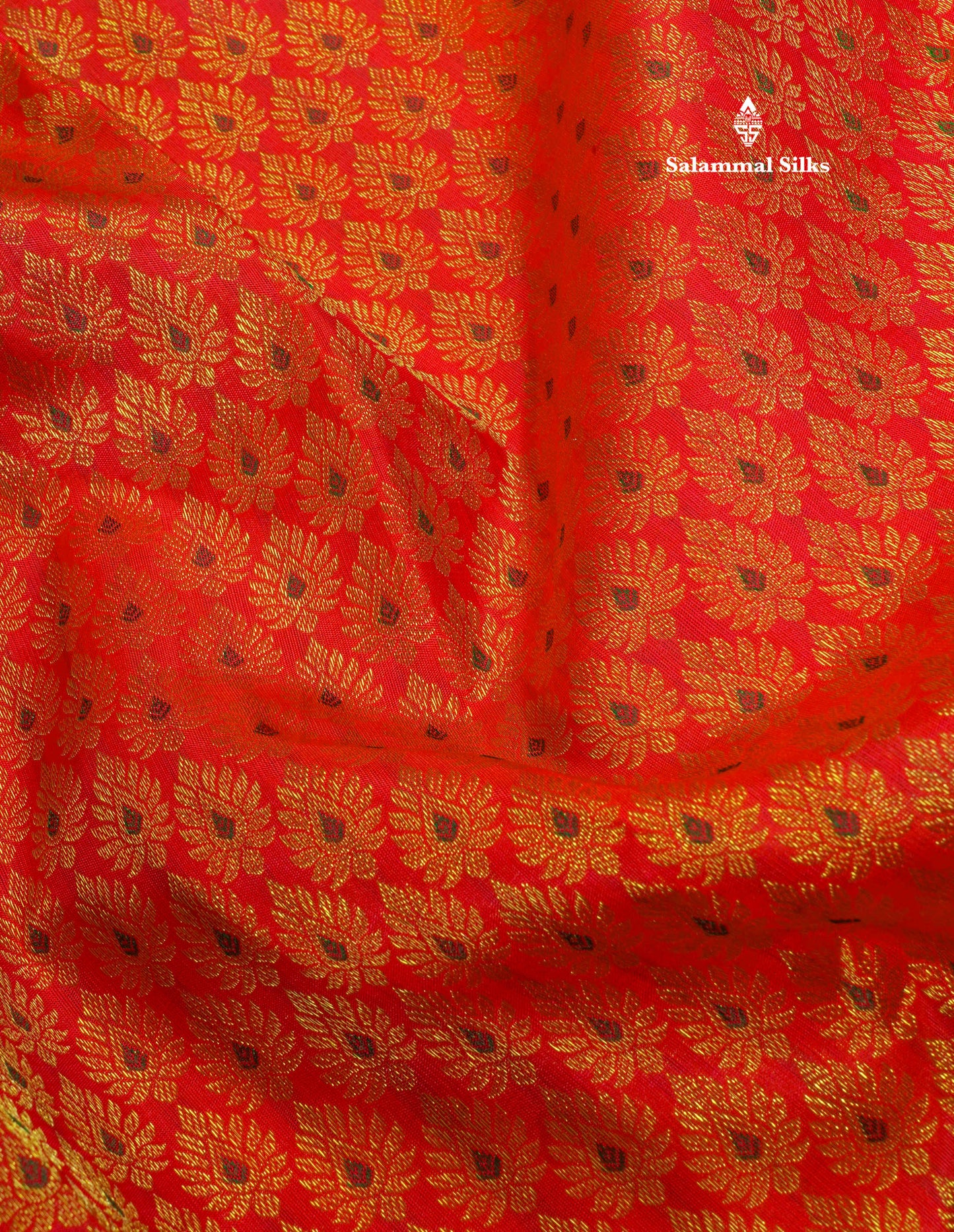 Reddish Pink Meenakari Work Pure Kanjivaram Silk Saree 3G Zari with Traditional Gold Zari Border