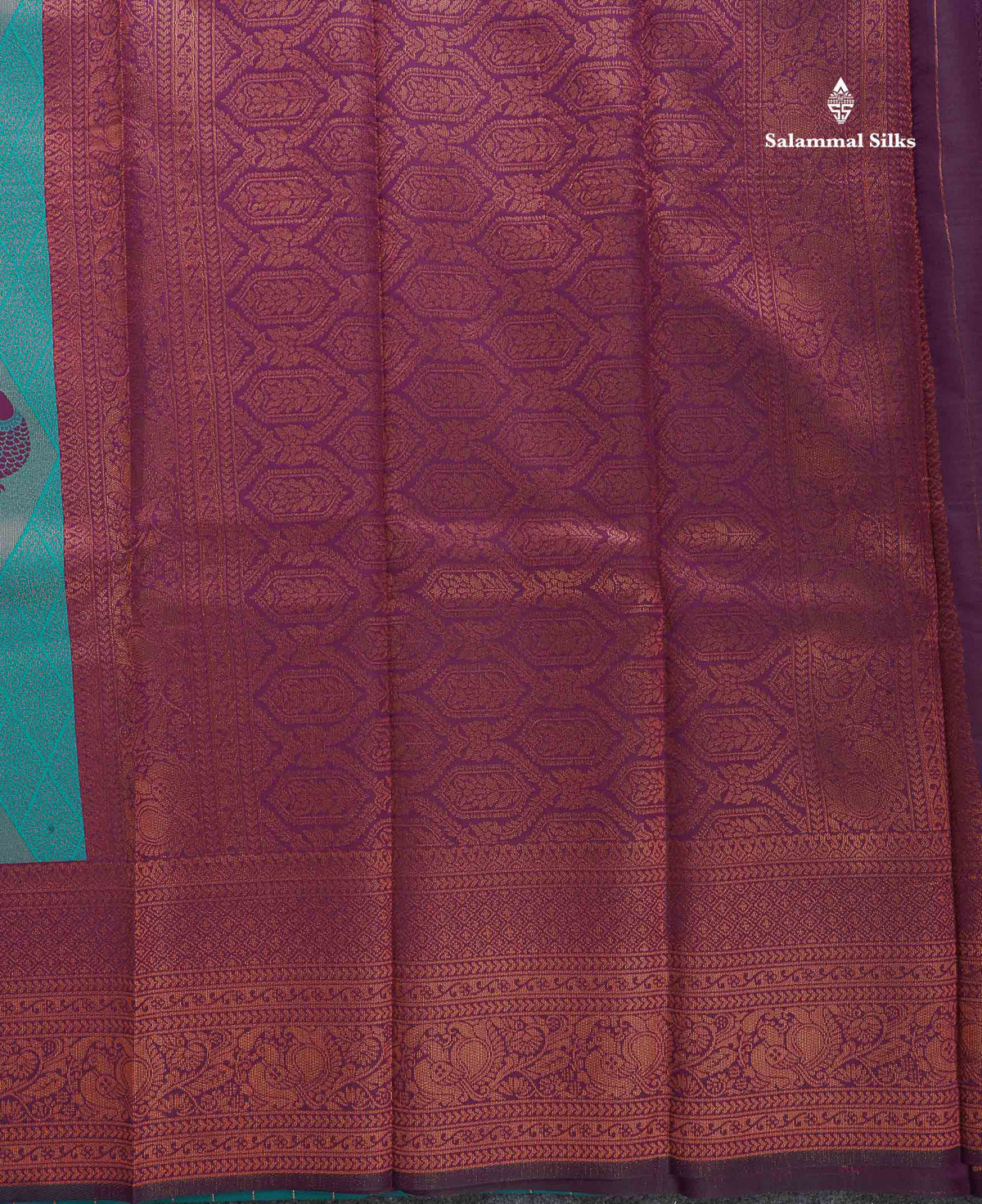 Semi Silk Saree - Pinkish Peach Colour Body With Contrast Magenta Traditional Evening Morning Border