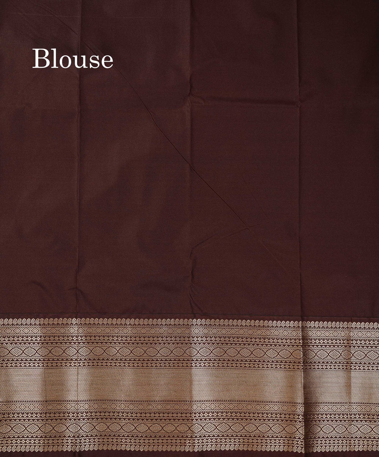 Semi Silk Saree - Peach Zari Butta Along With Contrast Dark Brown Traditional Evening Morning Border