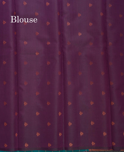 Semi Silk Saree - Pinkish Peach Colour Body With Contrast Magenta Traditional Evening Morning Border