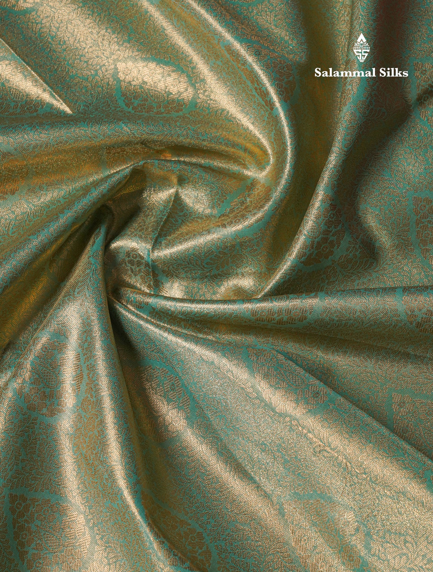 Beautiful Light Parrot Green Tissue Bridal Semi Silk Saree With Contrast Dark Purple Traditional Evening Morning Border