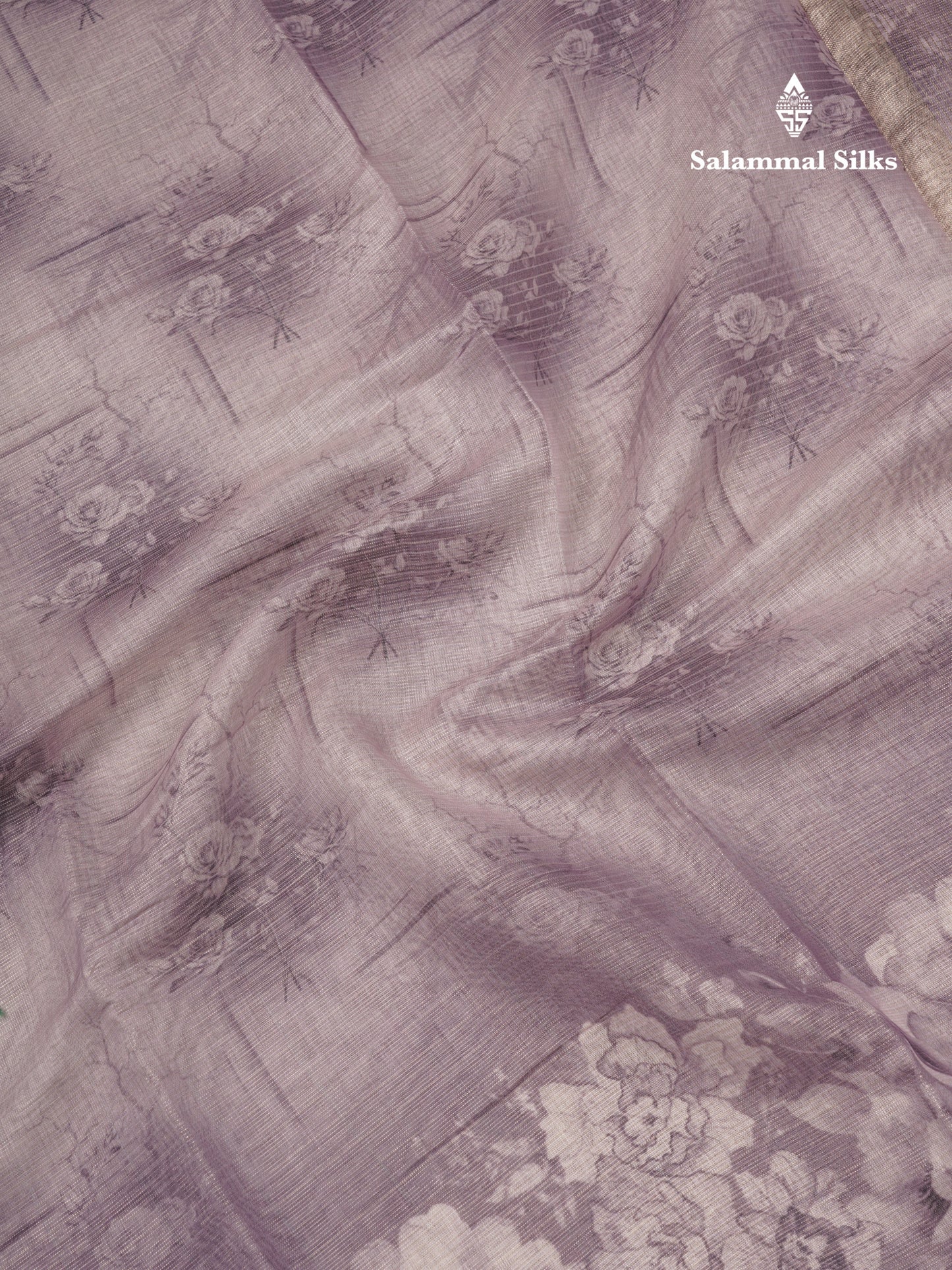 Vairaoosi Lines Silk Kota Fancy Saree With Small Border