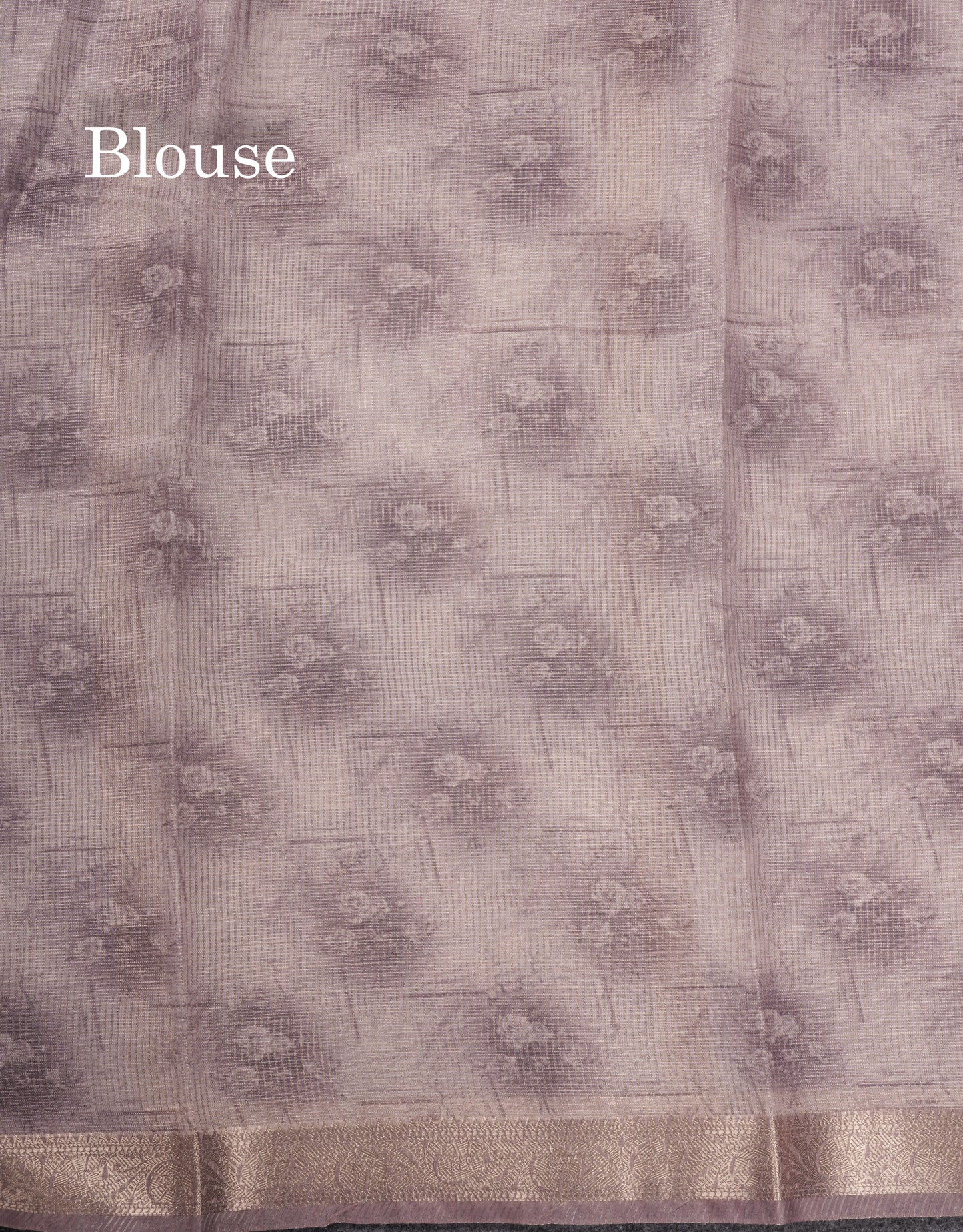 Vairaoosi Lines Silk Kota Fancy Saree With Small Border