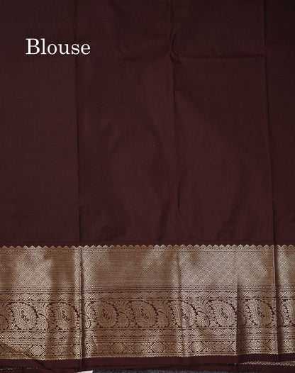 Semi Silk Saree - Yellow Butta With Lines Along With Contrast Redish Pink Traditional Evening Morning Border