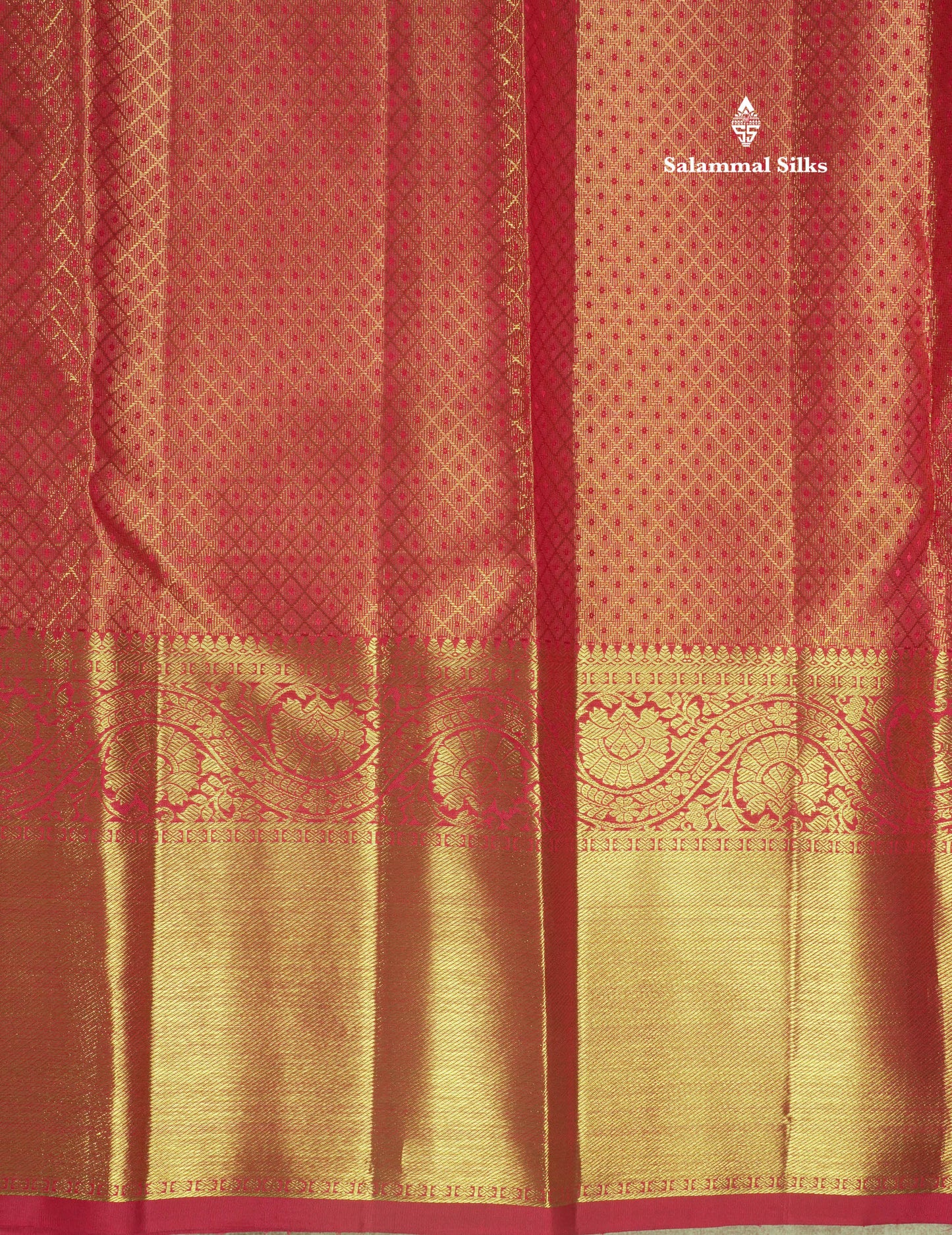 Pure Zari Maroon Colour Pure Kanjivaram Tissue Silk Saree With Long Gold Zari Border
