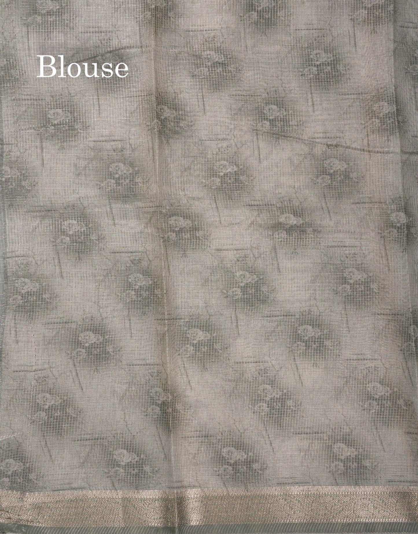 Vairaoosi Lines Silk Kota Fancy Saree With Small Border