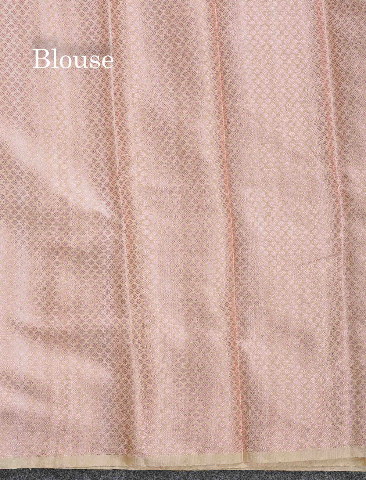 Cotton Mix Saree - Peach Colour Body With Fancy Border