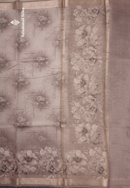 Vairaoosi Lines Silk Kota Fancy Saree With Small Border