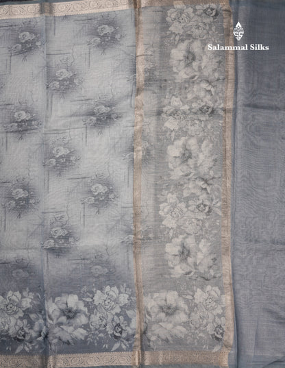 Vairaoosi Lines Silk Kota Fancy Saree With Small Border