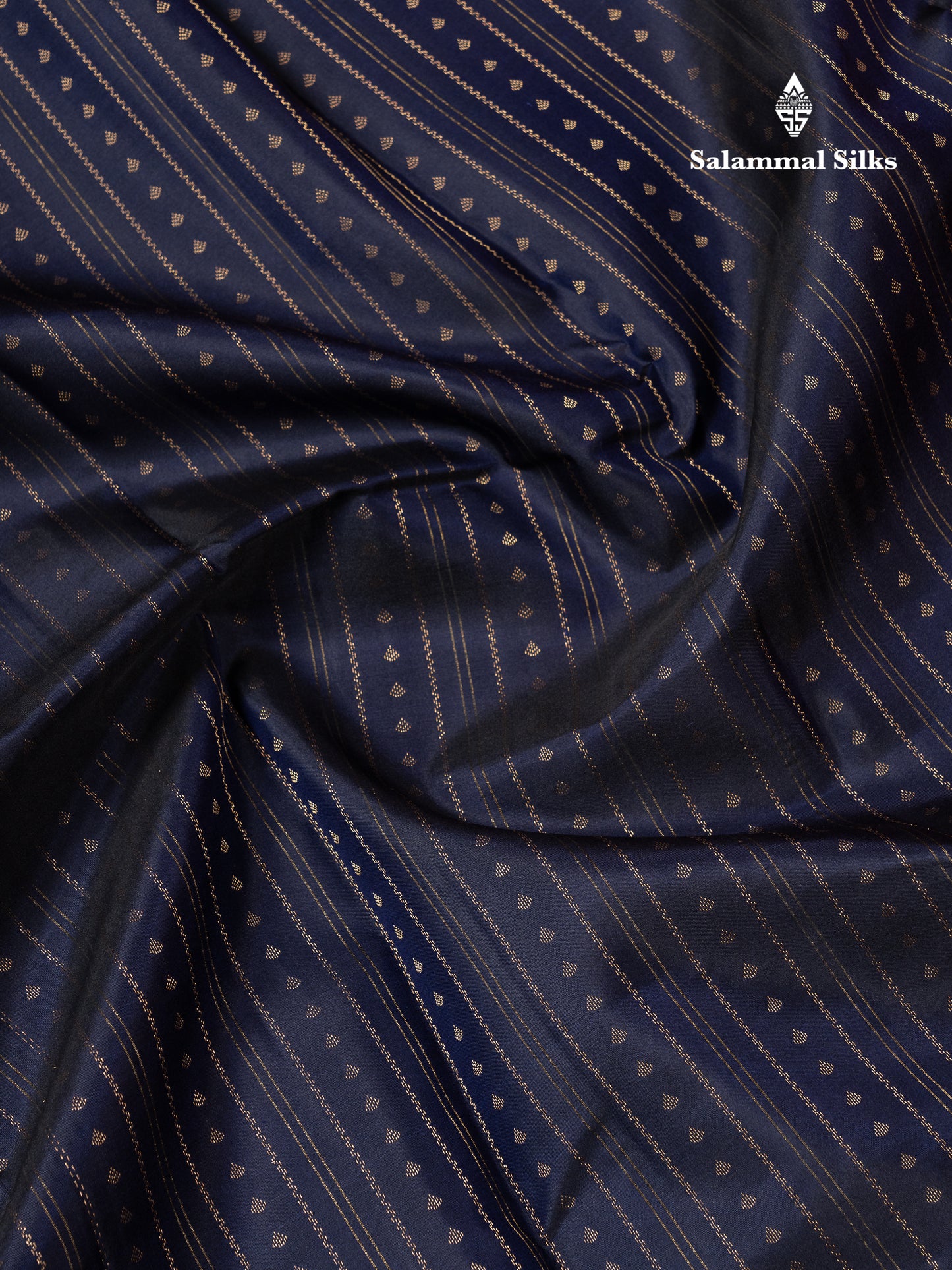 Beautiful Navy Blue Pure Kanjivaram Silk Saree With Contrast Redish Pink Traditional Evening Morning Border