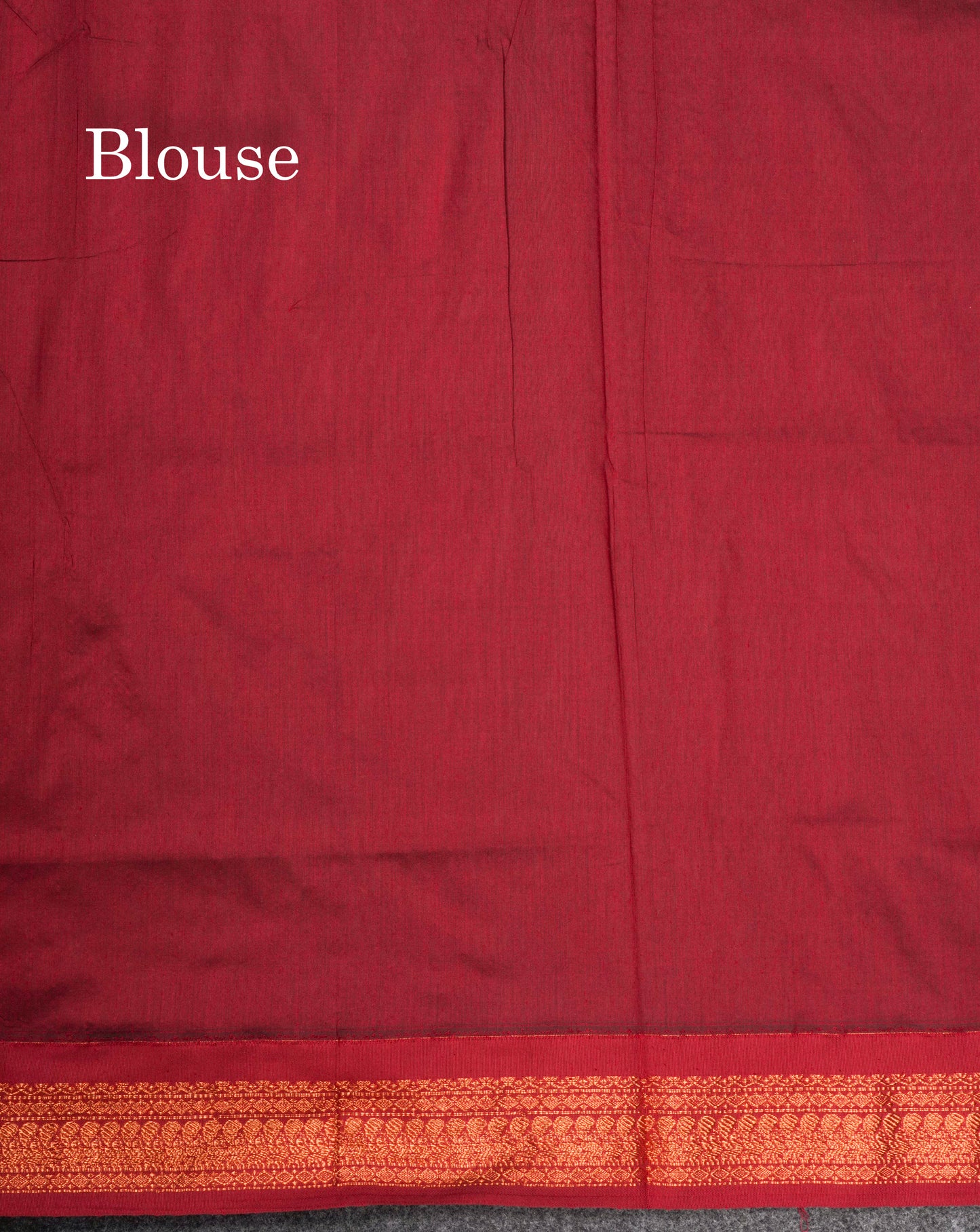 Cream Kalyani Cotton Saree With Contrast Dark Maroon Border