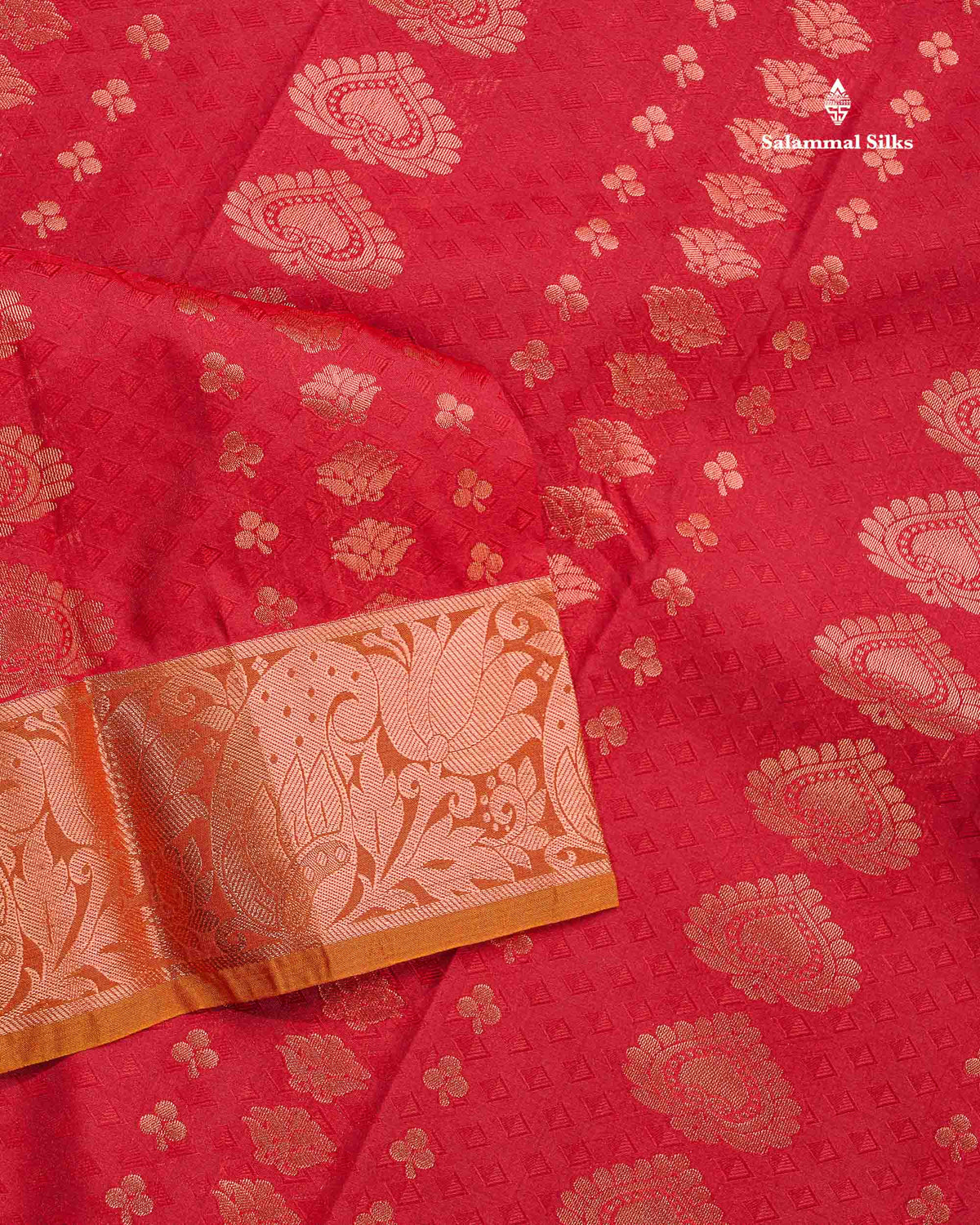 Semi Silk Saree - Maroon Colour Body With Contrast Manthulir Yellow Blouse