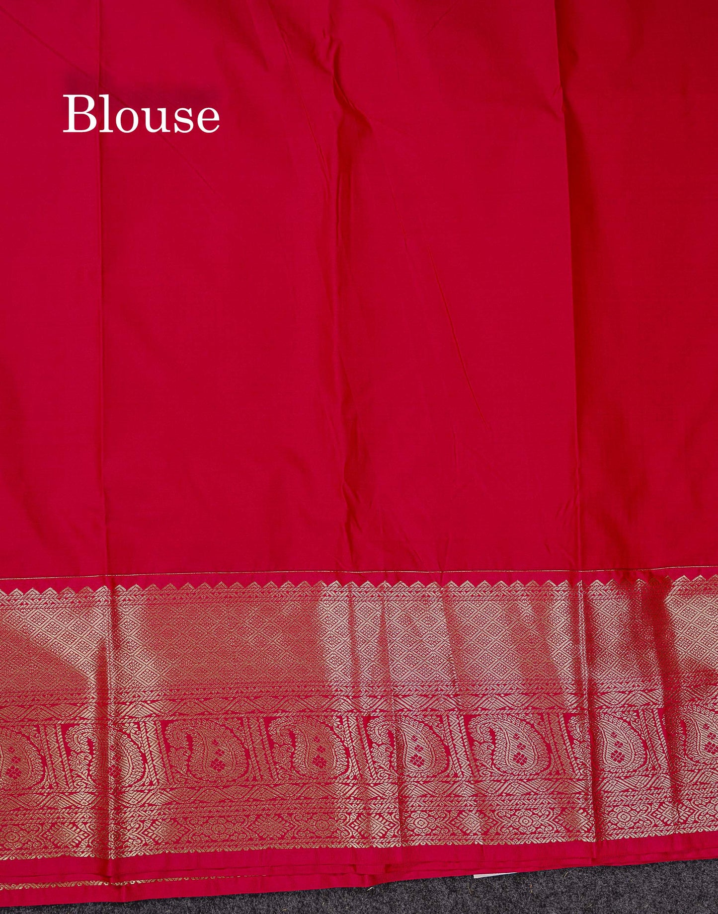 Semi Silk Saree - Yellow Butta With Lines Along With Contrast Redish Pink Traditional Evening Morning Border