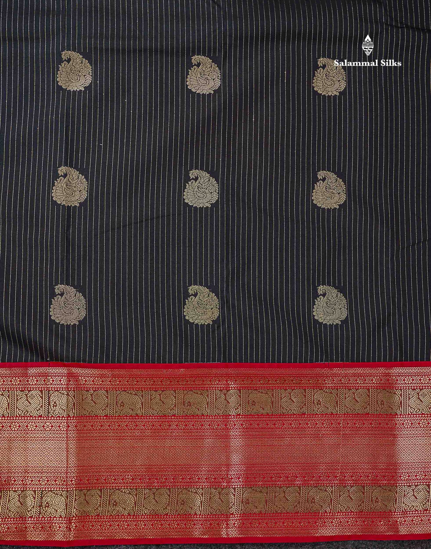 Semi Silk Saree -  Pista Green Zari Lines Butta With Contrast Redish Pink Traditional Evening Morning Border