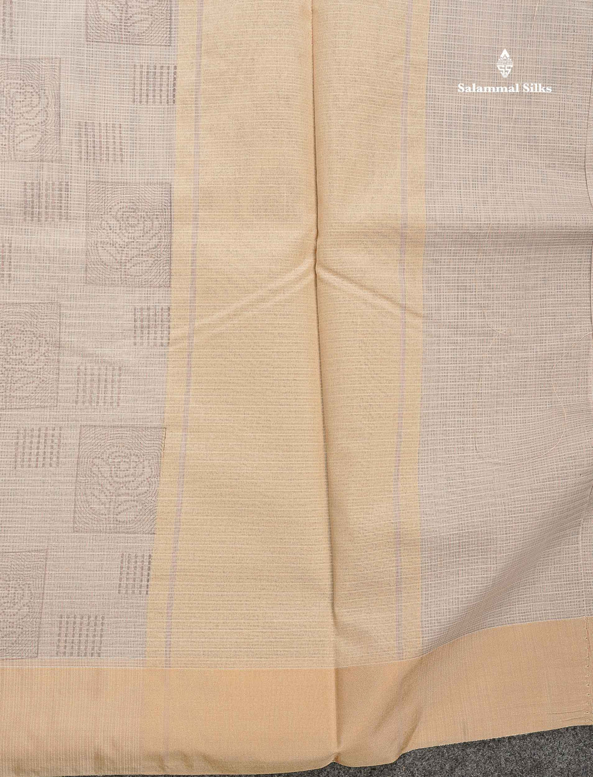 Kota Cotton Fancy Saree - Half White Colour Body Printed Design With Blouse