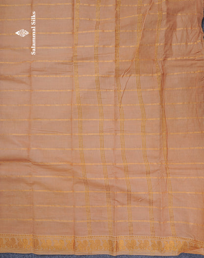 Beautiful Magenta Pure Sungudi Cotton Saree With Contrast Sandal Traditional Small Border