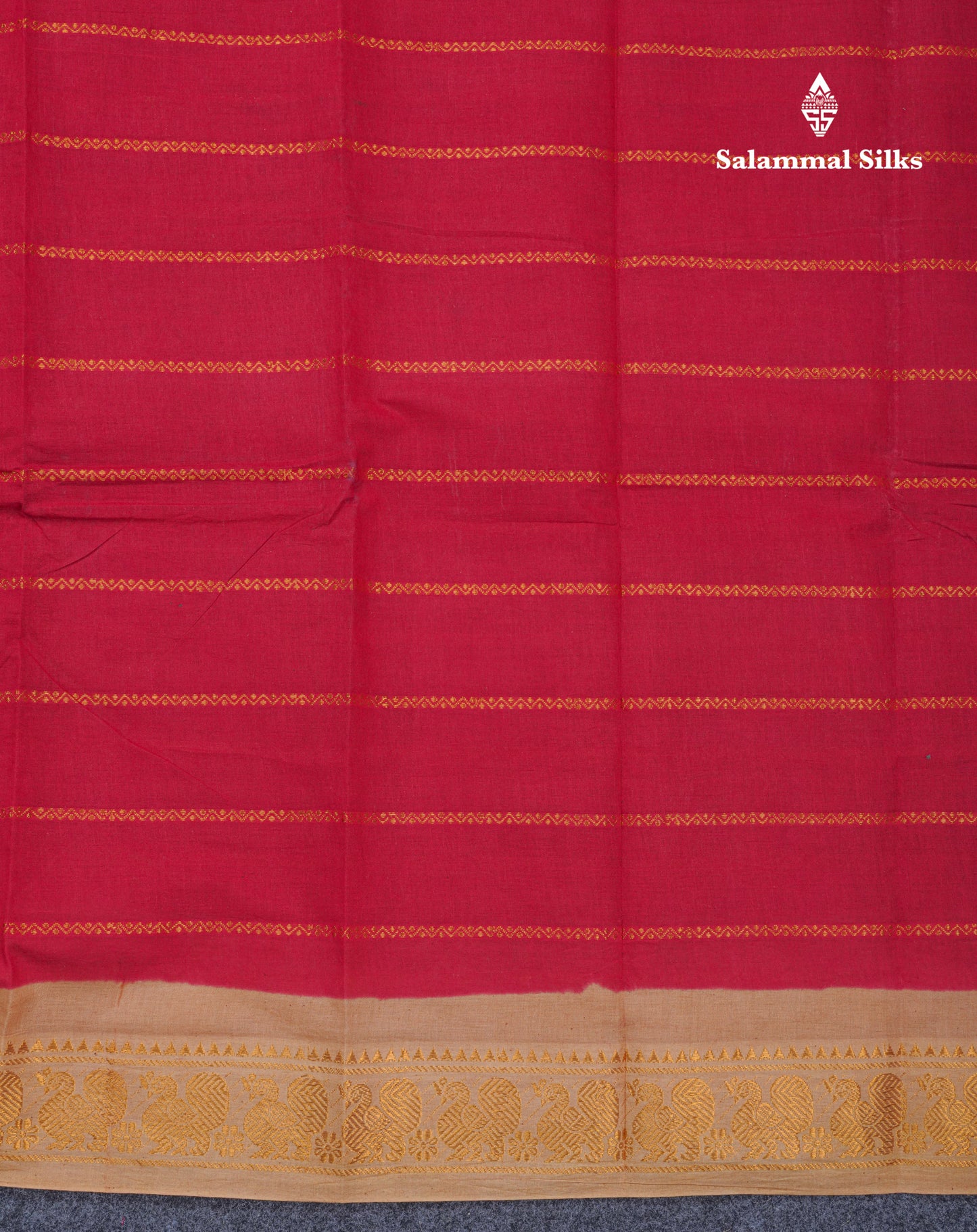 Beautiful Magenta Pure Sungudi Cotton Saree With Contrast Sandal Traditional Small Border