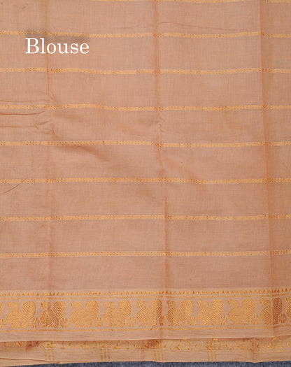 Beautiful Magenta Pure Sungudi Cotton Saree With Contrast Sandal Traditional Small Border