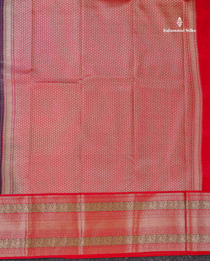 Semi Silk Saree -  Pista Green Zari Lines Butta With Contrast Redish Pink Traditional Evening Morning Border