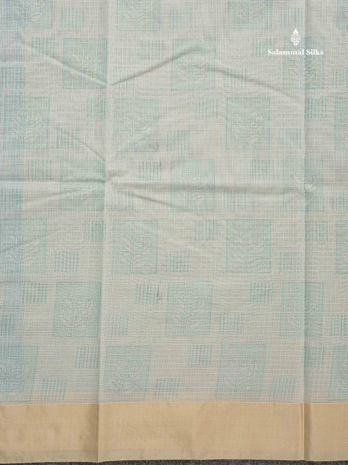 Kota Cotton Fancy Saree - Half White Colour Body Printed Design With Blouse