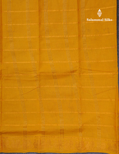 Beautiful Magenta Pure Sungudi Cotton Saree With Contrast Sandal Traditional Small Border