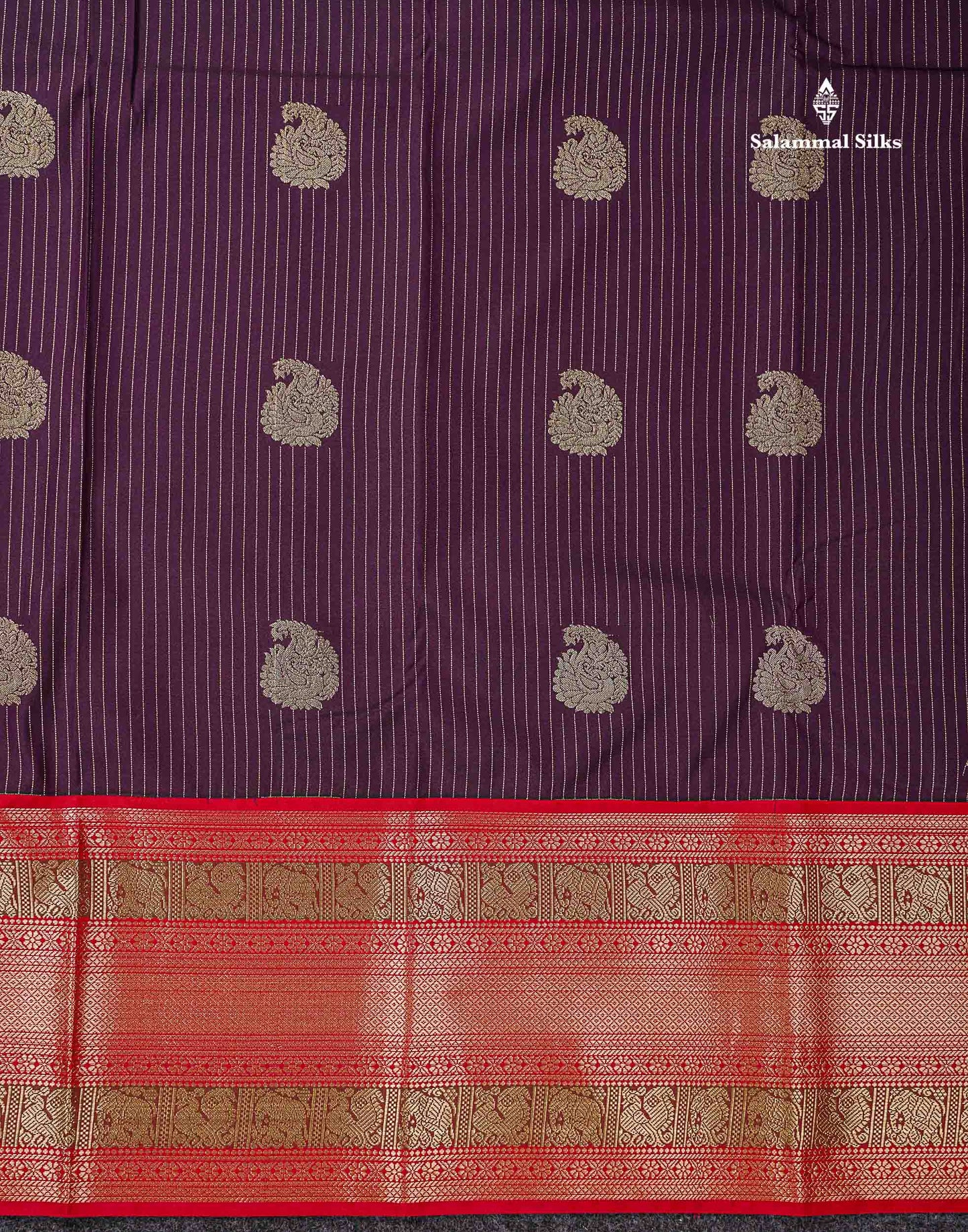 Semi Silk Saree -  Pista Green Zari Lines Butta With Contrast Redish Pink Traditional Evening Morning Border