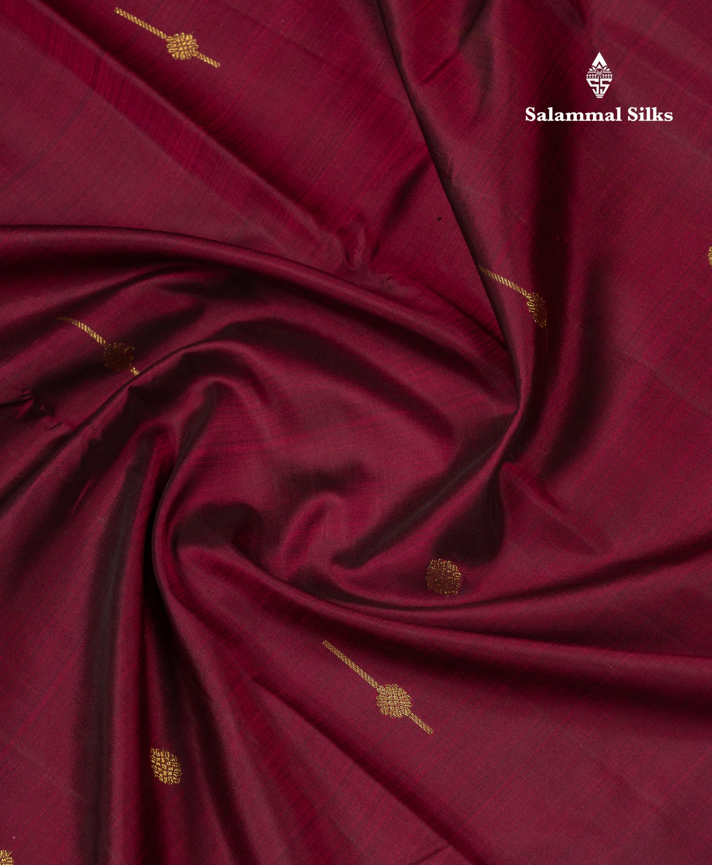 Beautiful Magenta Pure Kanjivaram Silk Saree With Traditional Evening Morning Border