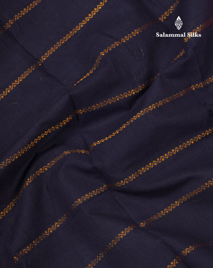 Beautiful Magenta Pure Sungudi Cotton Saree With Contrast Sandal Traditional Small Border