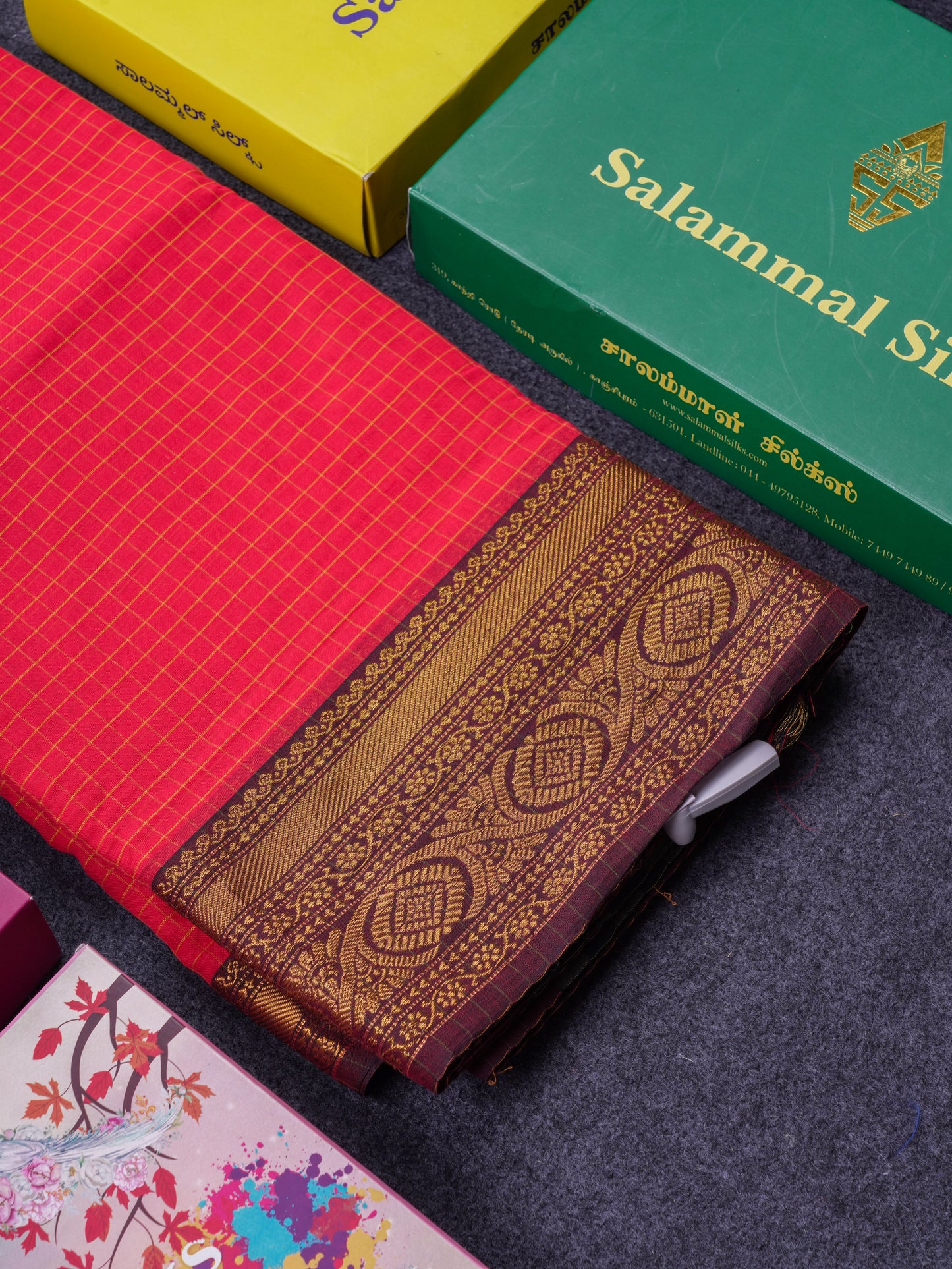 Beautiful Pista Green Small Checks Pure Cotton Saree With Traditional Evening Morning Border