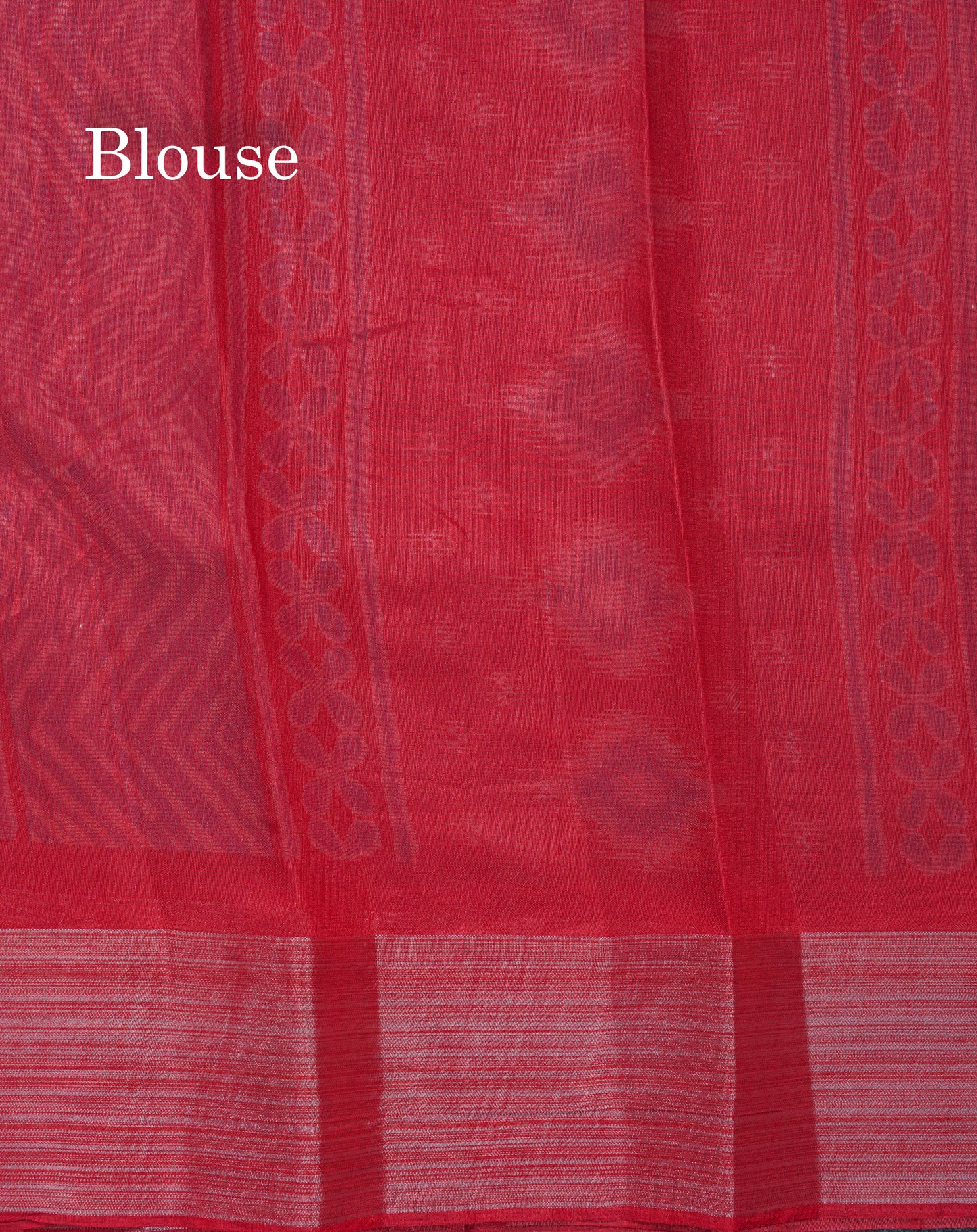 Beautiful Ramar Blue Mixed Cotton Saree With Contrast Reddish Maroon Tissue Border