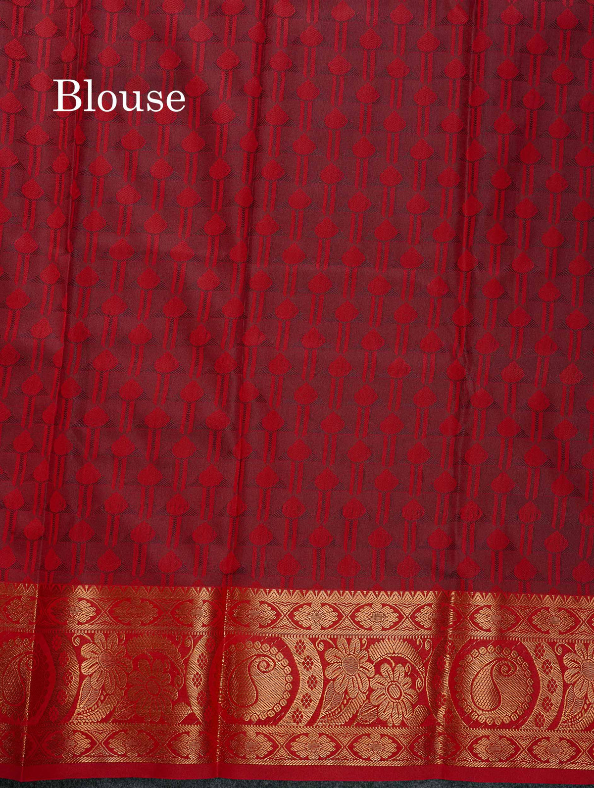 Semi Silk Saree - Navy Blue Colour Body With Contrast Maroon Border