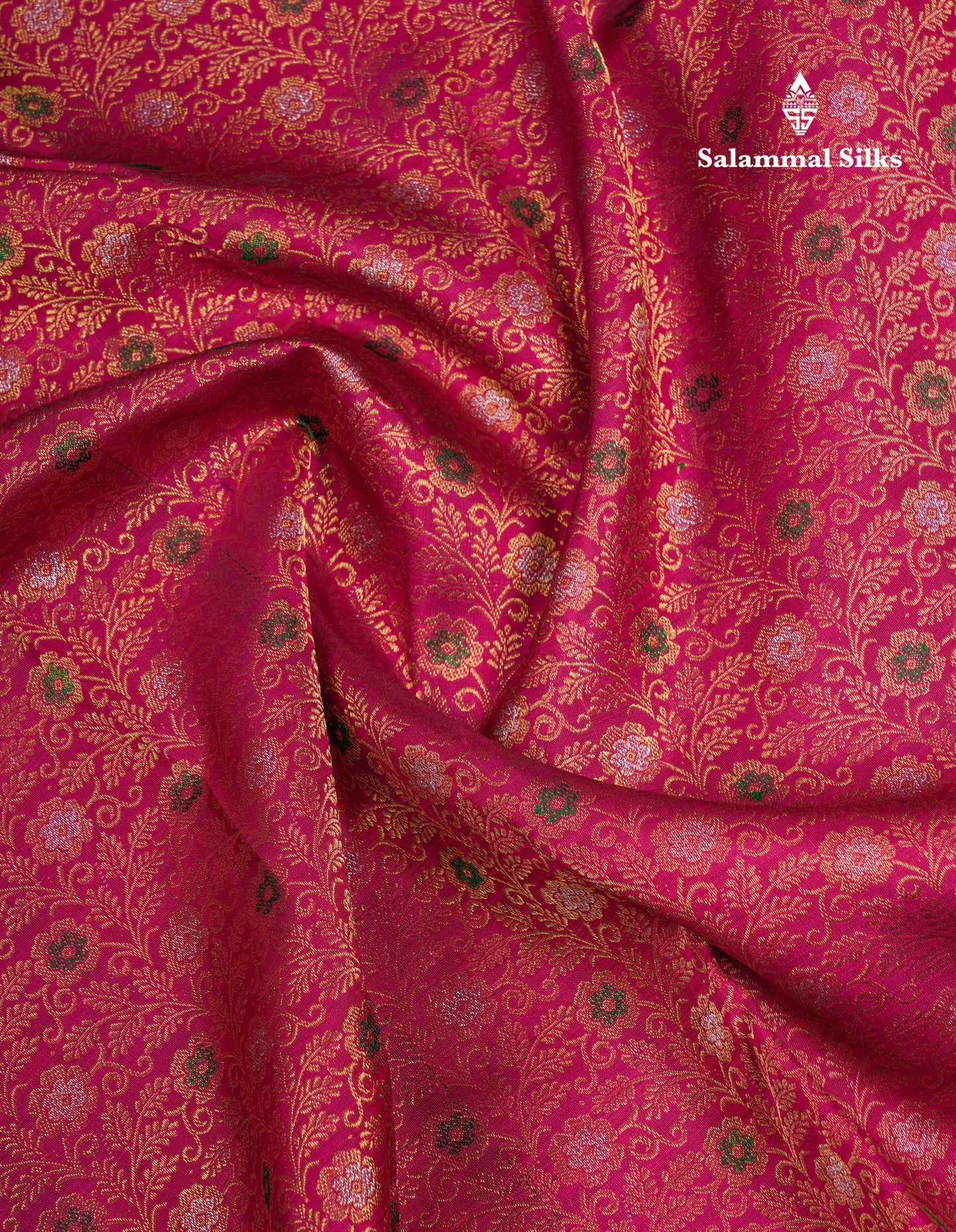 Beautiful Dual Tone Magenta Menakari Work Bridal Pure Kanjivaram Silk Saree With Traditional Border
