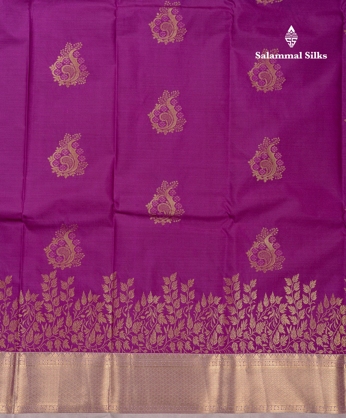 Beautiful Vadamalli Semi Silk Saree With Contrast Light Violet Traditional Medium Border