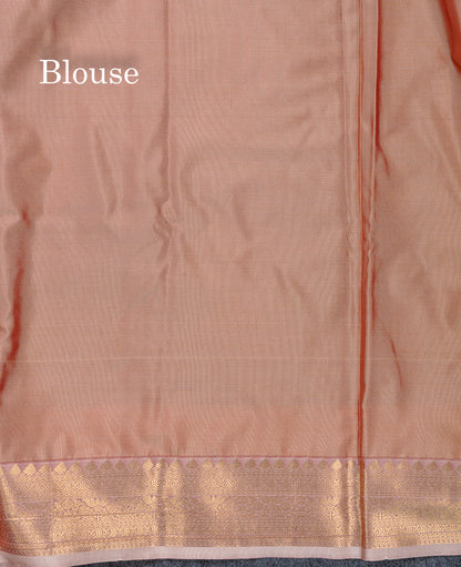 Beautiful Dark Magenta Semi Silk Saree With Contrast Chocolate Traditional Medium Border