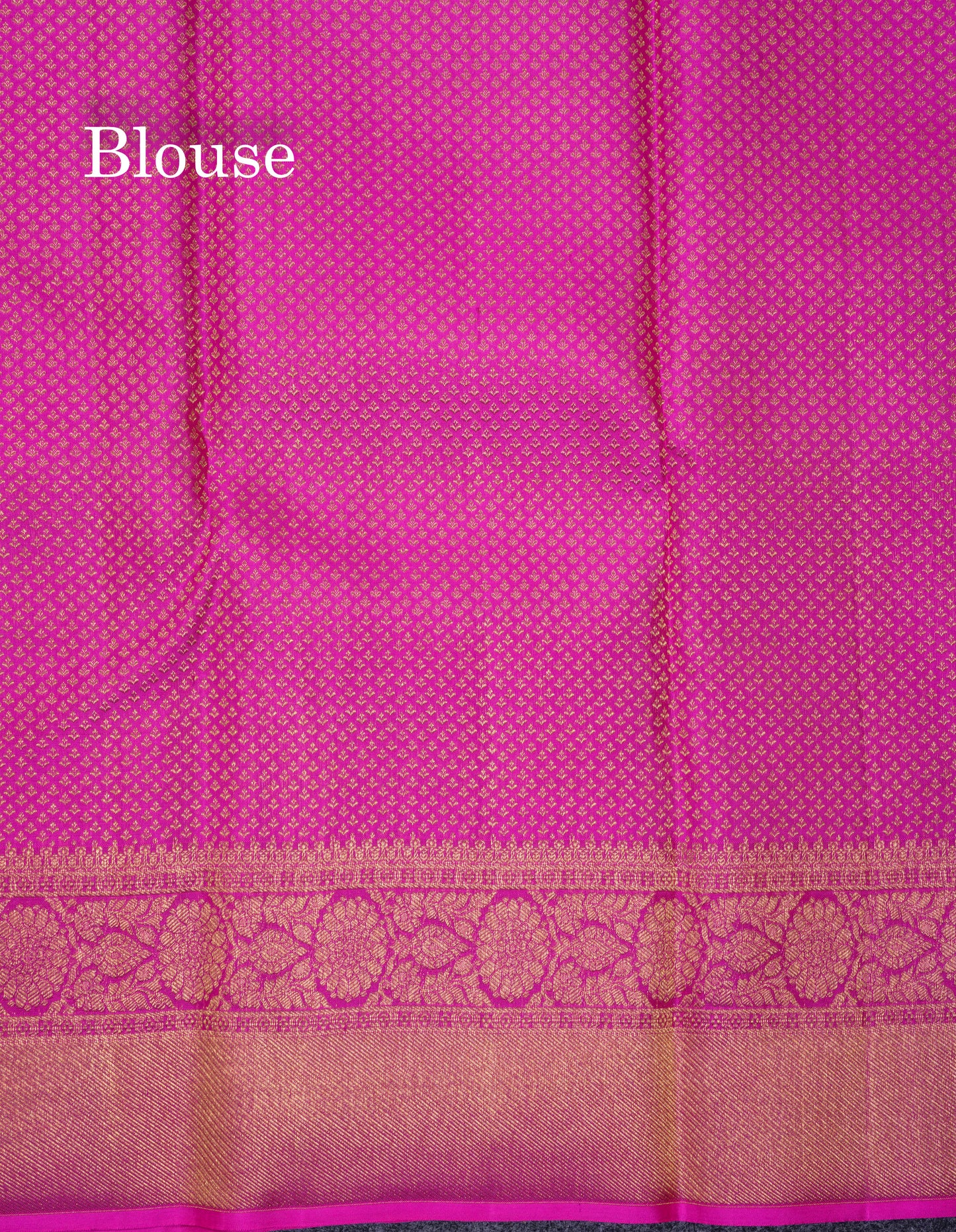 Beautiful Yellow Bridal Pure Kanjivaram Silk Saree With Contrast Magenta Pink Border