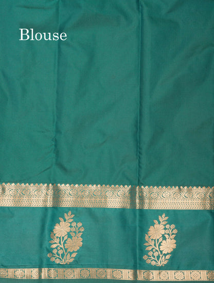 Chilly Red Semi Silk Saree With Contrast Dual Tone Maroon Fancy Border