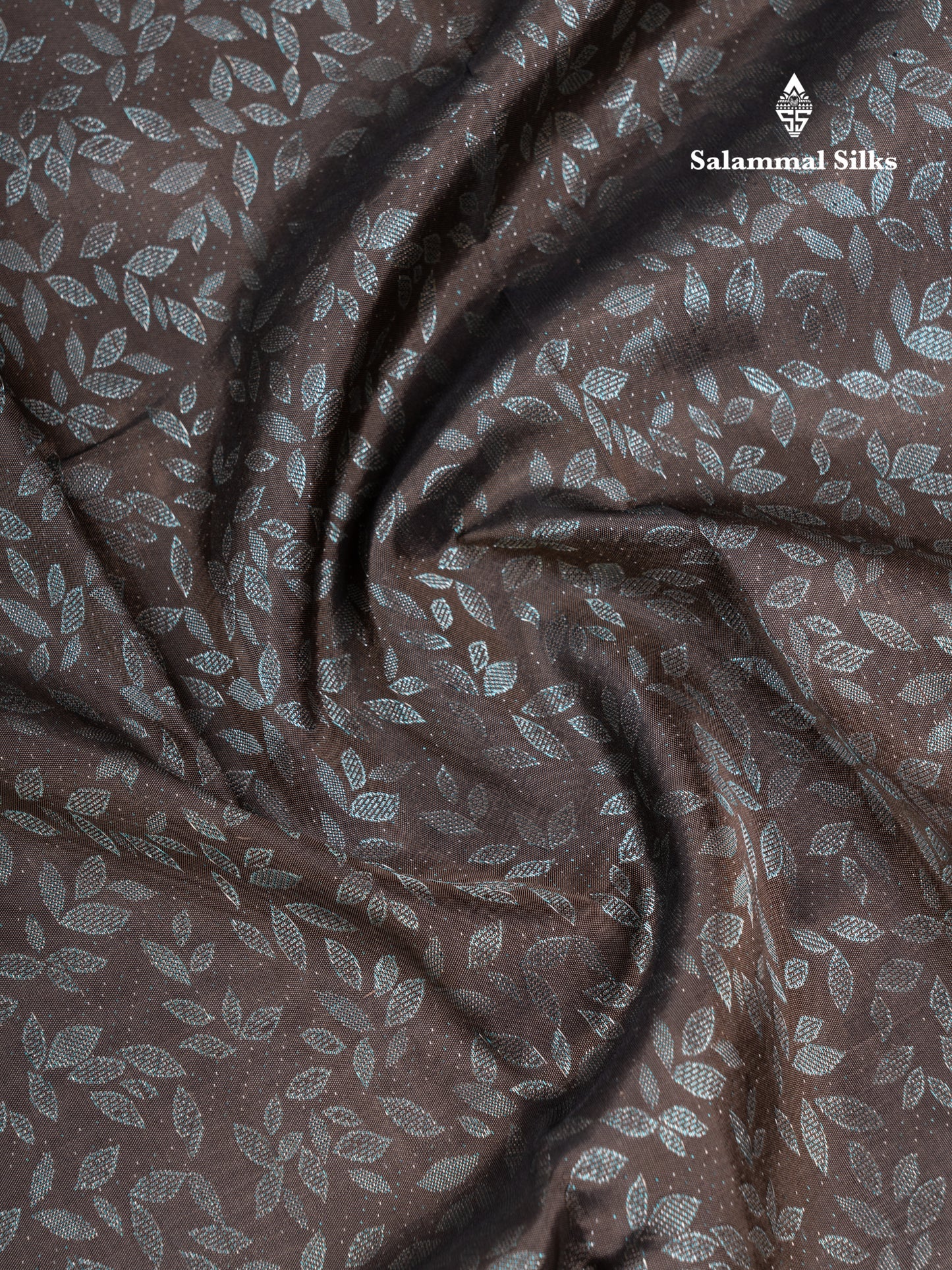 Dusky Brown Bridal Pure Kanjivaram Silk Saree With Contrast Orange Traditional Evening Morning Border