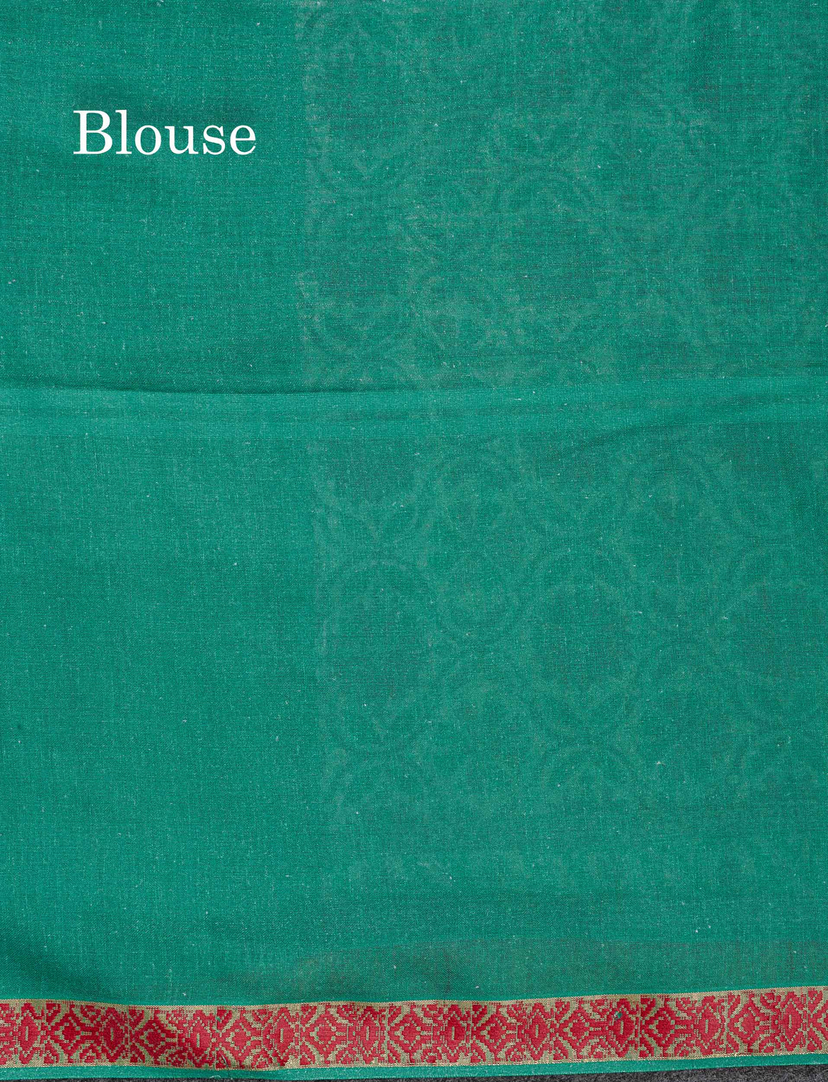 Soft Cotton Saree - Greenish Grey Body Printed With Small Fancy Border